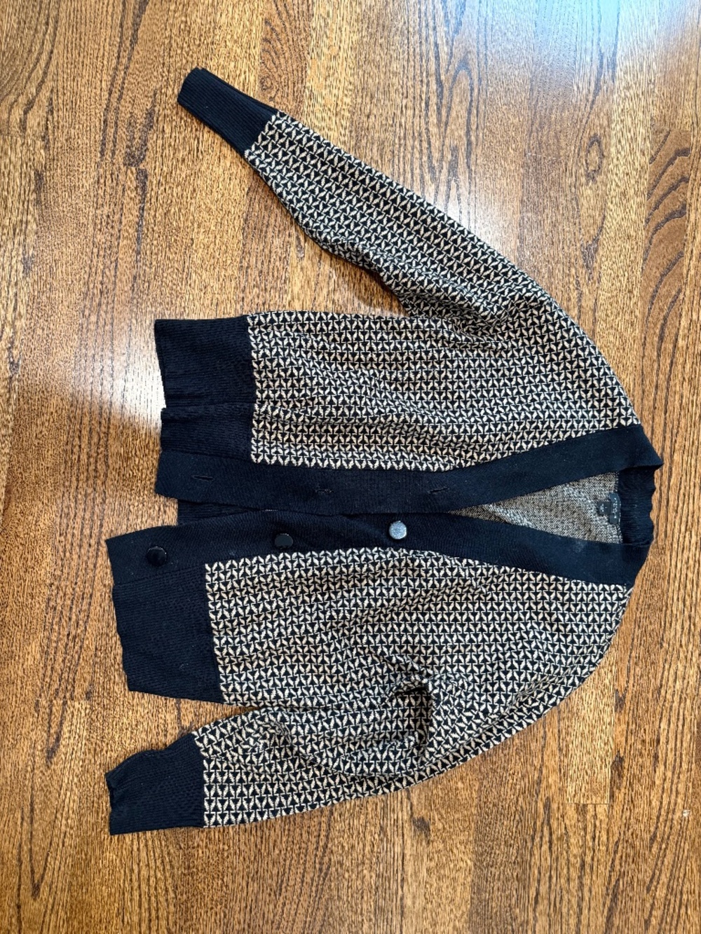 Ann Taylor Factor Cardigan - patterned